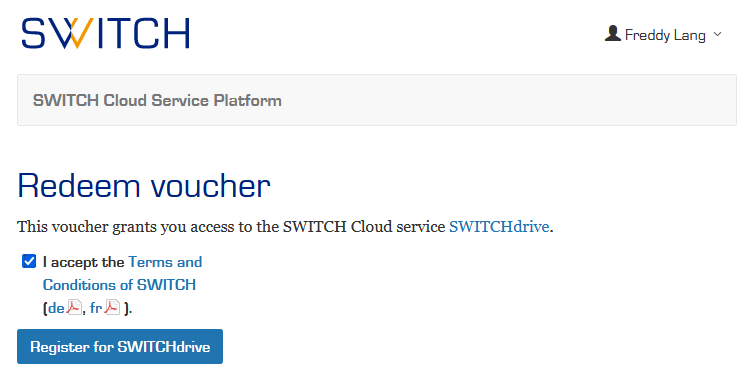 redeem voucher